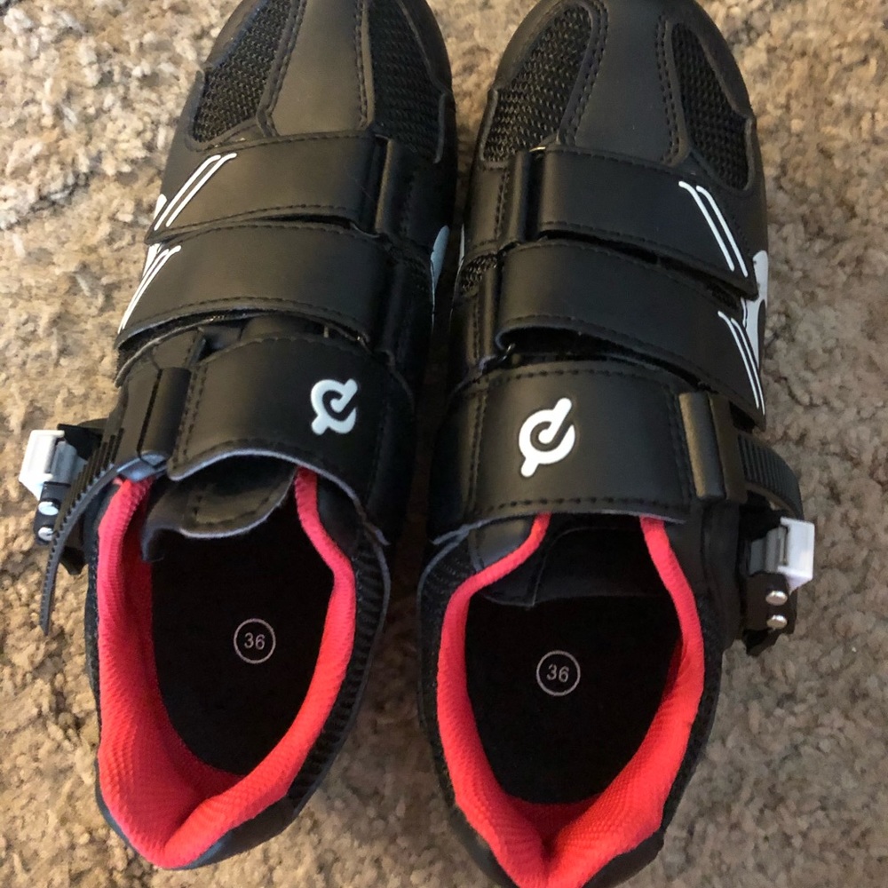 Peloton cycle shoes for bike size 36